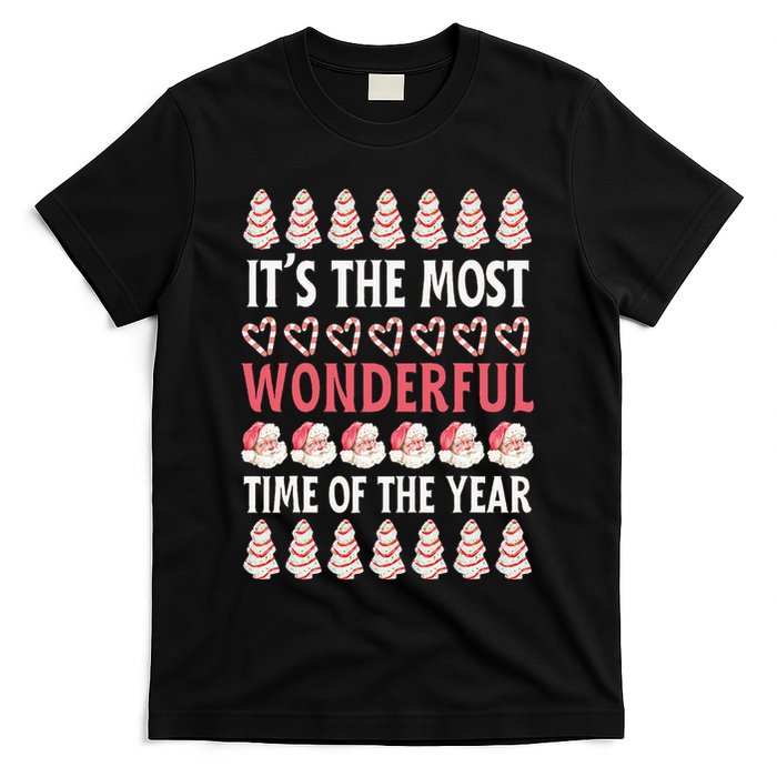 Christmas Tree Cake It’s The Most Wonderful Time Of The Year T-Shirt