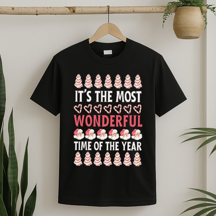 Christmas Tree Cake It’s The Most Wonderful Time Of The Year T-Shirt