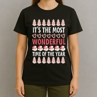 Christmas Tree Cake It’s The Most Wonderful Time Of The Year T-Shirt