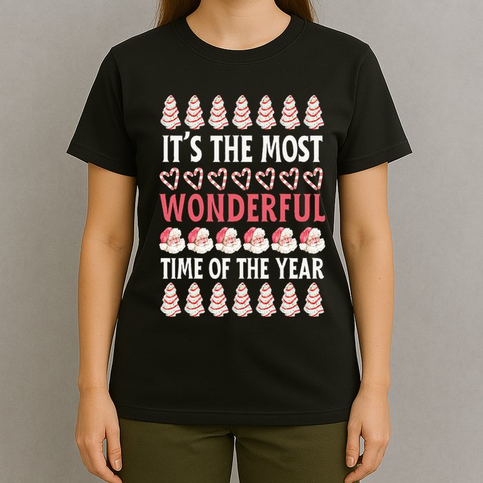 Christmas Tree Cake It’s The Most Wonderful Time Of The Year T-Shirt