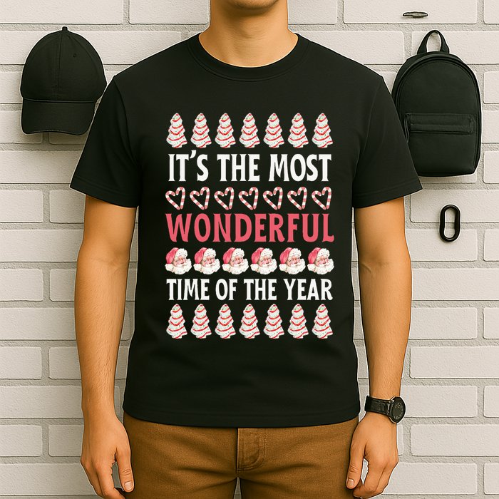 Christmas Tree Cake It’s The Most Wonderful Time Of The Year T-Shirt