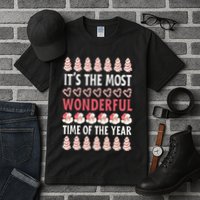 Christmas Tree Cake It’s The Most Wonderful Time Of The Year Tall T-Shirt