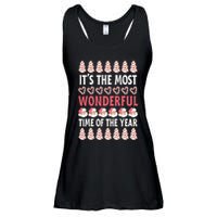 Christmas Tree Cake It’s The Most Wonderful Time Of The Year Ladies Essential Flowy Tank