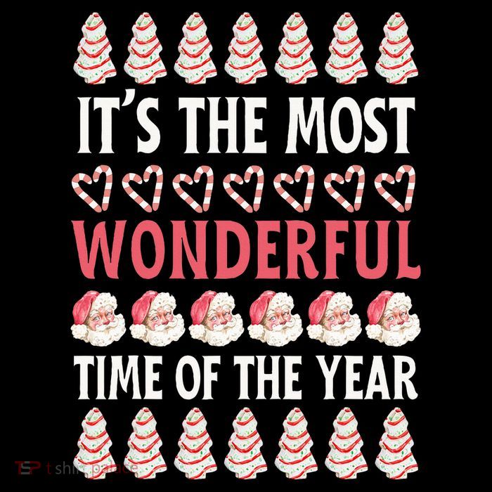 Christmas Tree Cake It’s The Most Wonderful Time Of The Year Bag