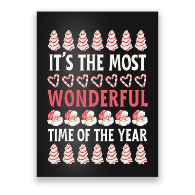 Christmas Tree Cake It’s The Most Wonderful Time Of The Year Poster
