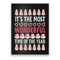 Christmas Tree Cake It’s The Most Wonderful Time Of The Year Poster