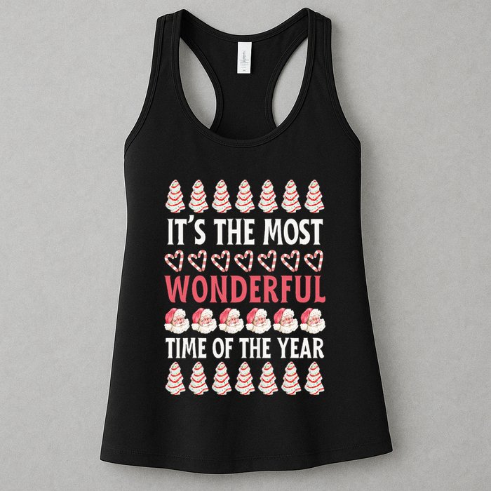 Christmas Tree Cake It’s The Most Wonderful Time Of The Year Womens Tank Top