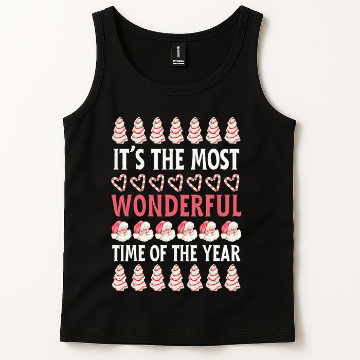 Christmas Tree Cake It’s The Most Wonderful Time Of The Year Tank Top