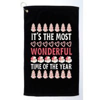 Christmas Tree Cake It’s The Most Wonderful Time Of The Year Golf Towel