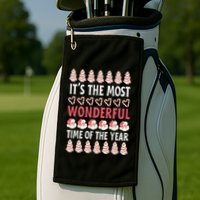 Christmas Tree Cake It’s The Most Wonderful Time Of The Year Golf Towel