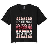 Christmas Tree Cake It’s The Most Wonderful Time Of The Year Crop Top
