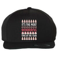 Christmas Tree Cake It’s The Most Wonderful Time Of The Year Wool Snapback Cap
