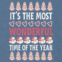 Christmas Tree Cake It’s The Most Wonderful Time Of The Year Garment-Dyed Sweatshirt