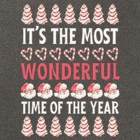 Christmas Tree Cake It’s The Most Wonderful Time Of The Year Cotton Canvas Backpack