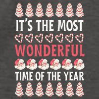 Christmas Tree Cake It’s The Most Wonderful Time Of The Year Vector Backpack