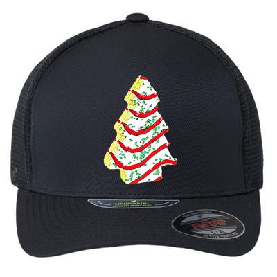 Christmas Tree Cookie Holiday Flexfit Unipanel Trucker Cap