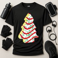 Christmas Tree Cookie Holiday Cooling Performance Crew T-Shirt