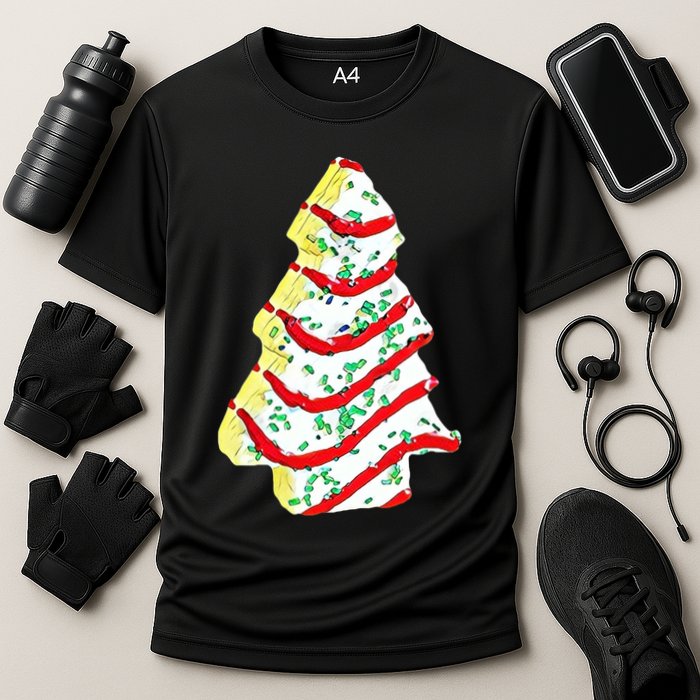 Christmas Tree Cookie Holiday Cooling Performance Crew T-Shirt