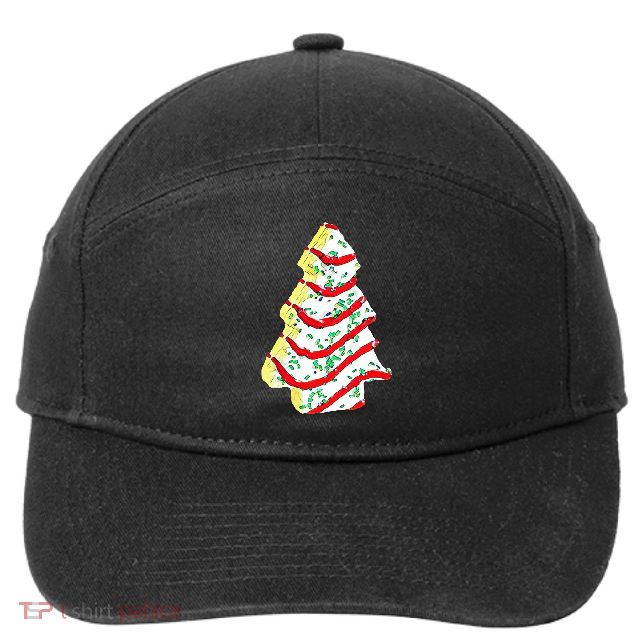Christmas Tree Cookie Holiday 7-Panel Snapback Hat