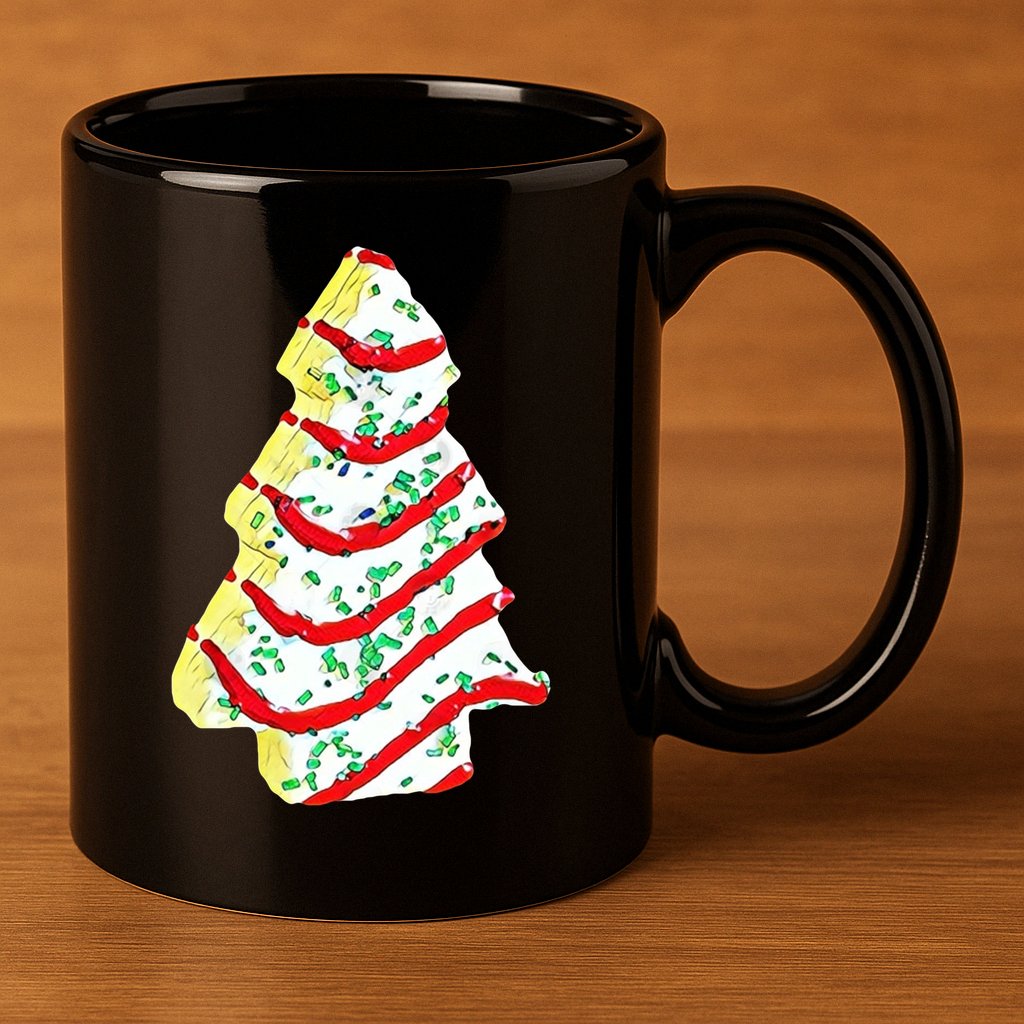 Christmas Tree Cookie Holiday 11oz C Handle Ceramic Mug