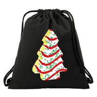 Christmas Tree Cookie Holiday Drawstring Bag