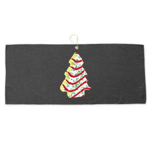 Christmas Tree Cookie Holiday Large Microfiber Waffle Golf Towel