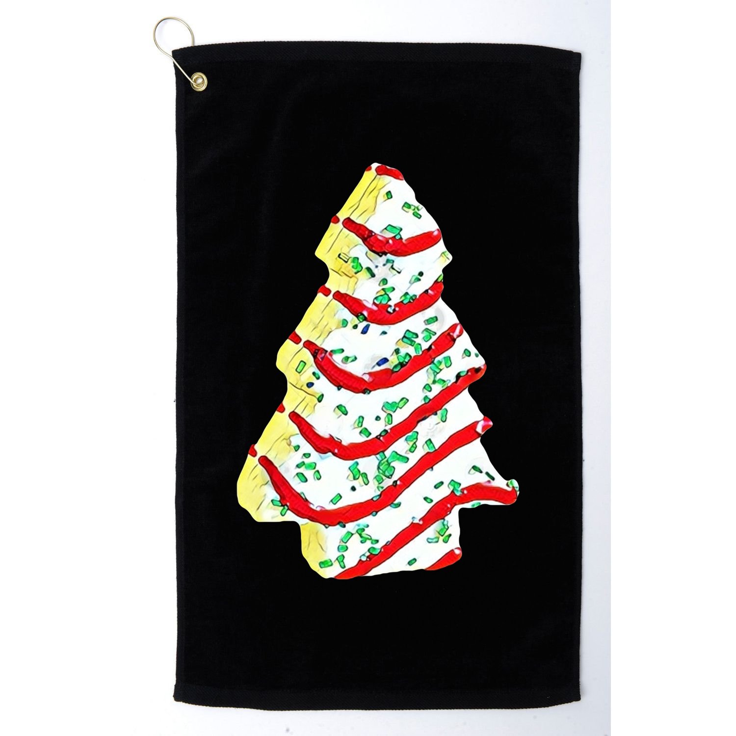 Christmas Tree Cookie Holiday Golf Towel