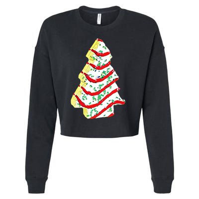 Christmas Tree Cookie Holiday Cropped Pullover Crew