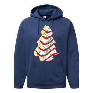 Christmas Tree Cookie Holiday Performance Fleece Hoodie