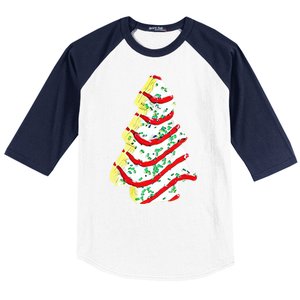 Christmas Tree Cookie Holiday Baseball Sleeve Shirt