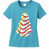 Christmas Tree Cookie Holiday Womens T-Shirt