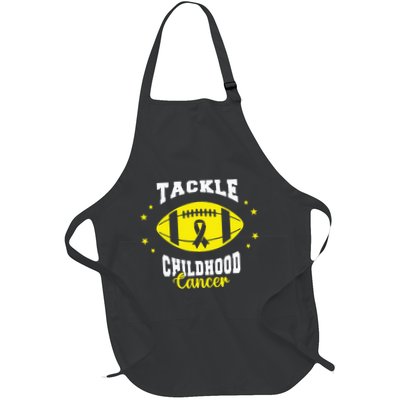 Childhood Tackle Childhood Cancer Awareness Football Gold Apron