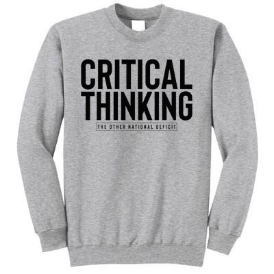 Critical Thinking Tall Sweatshirt