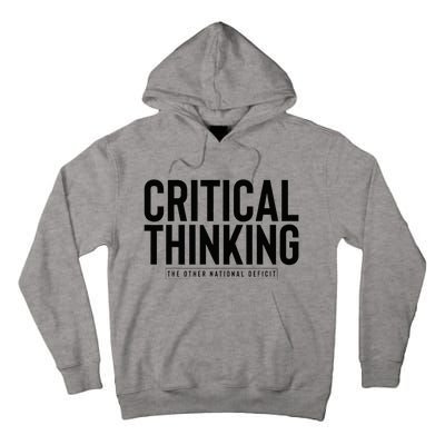 Critical Thinking Tall Hoodie