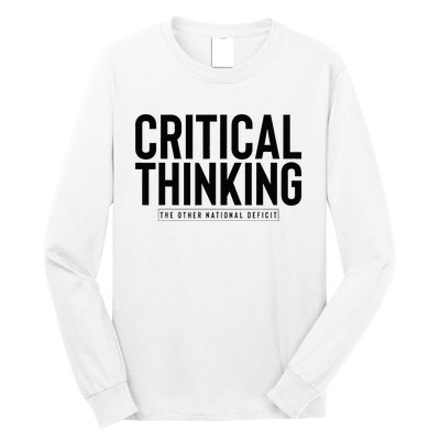 Critical Thinking Long Sleeve Shirt