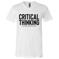 Critical Thinking V-Neck T-Shirt