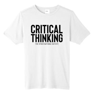 Critical Thinking Tall Fusion ChromaSoft Performance T-Shirt