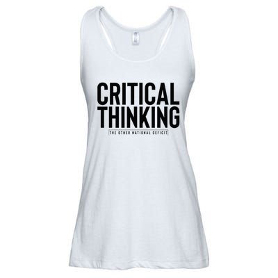 Critical Thinking Ladies Essential Flowy Tank