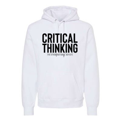 Critical Thinking Premium Hoodie