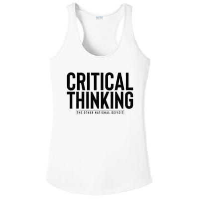 Critical Thinking Ladies PosiCharge Competitor Racerback Tank