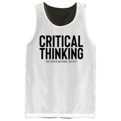 Critical Thinking Mesh Reversible Basketball Jersey Tank