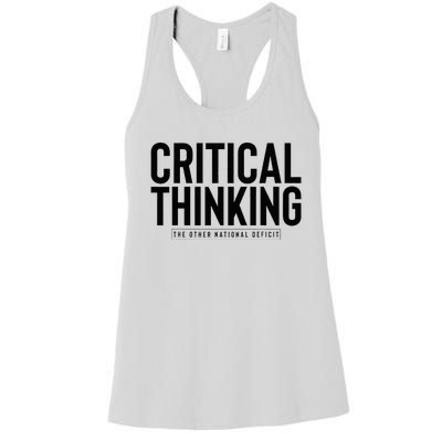 Critical Thinking Women's Racerback Tank