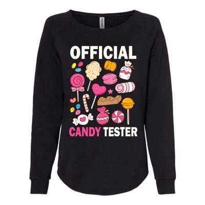 Candy Tester Cool Candy Lollipop Halloween Sweet Womens California Wash Sweatshirt