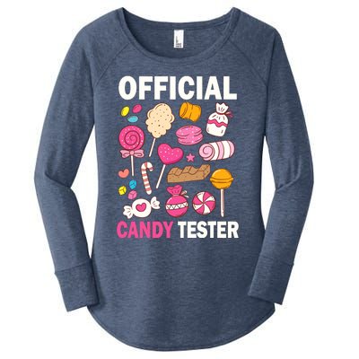 Candy Tester Cool Candy Lollipop Halloween Sweet Women's Perfect Tri Tunic Long Sleeve Shirt