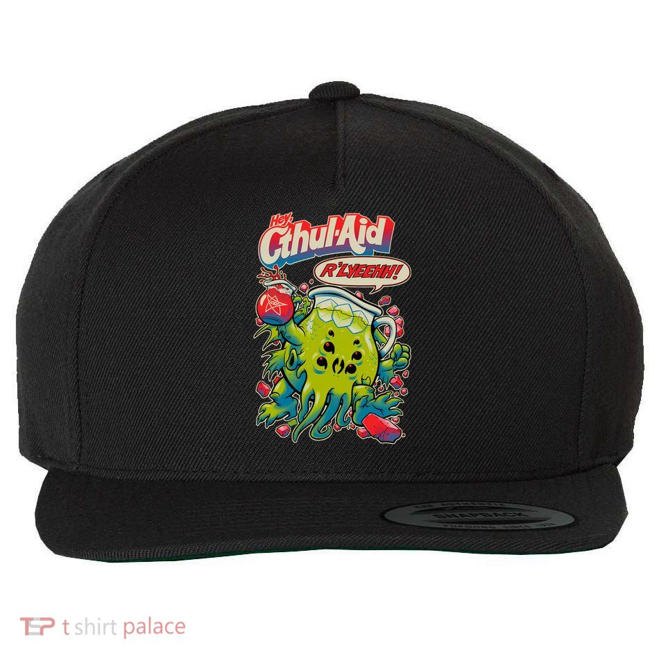 Cthul-Aid T-Shirt Wool Snapback Cap