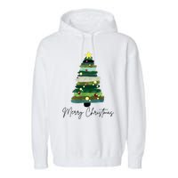 Christmas Trees Garment-Dyed Fleece Hoodie