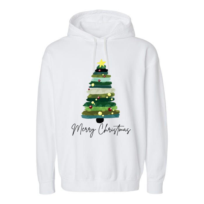 Christmas Trees Garment-Dyed Fleece Hoodie