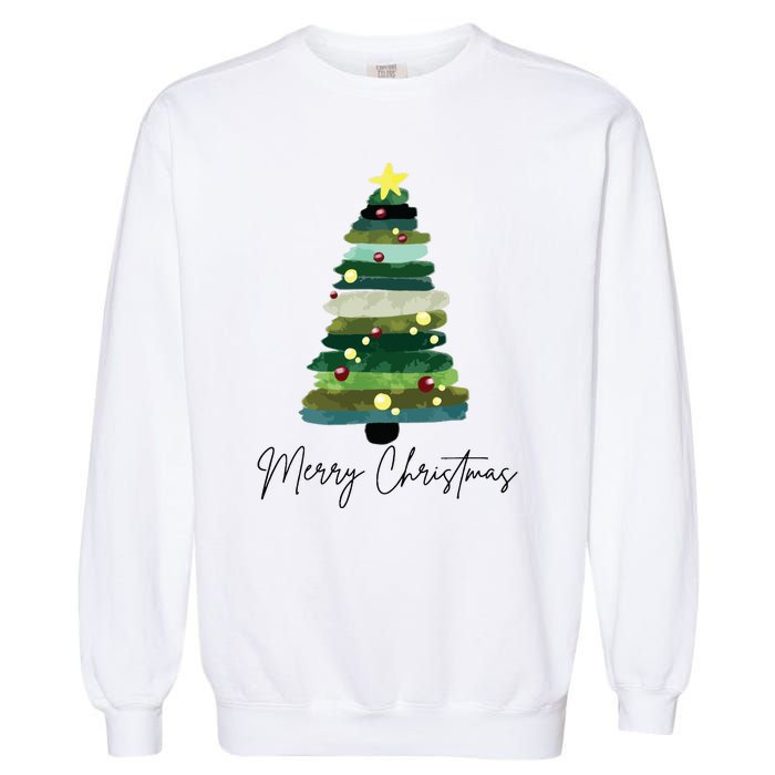 Christmas Trees Garment-Dyed Sweatshirt