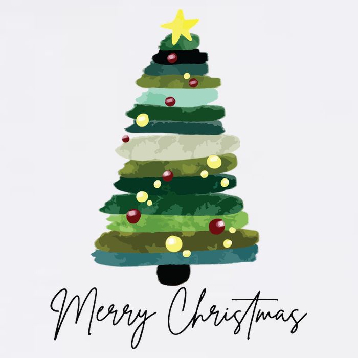Christmas Trees Button