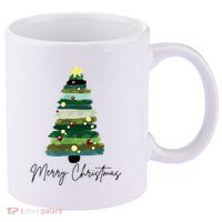 Christmas Trees 11oz C Handle Ceramic Mug